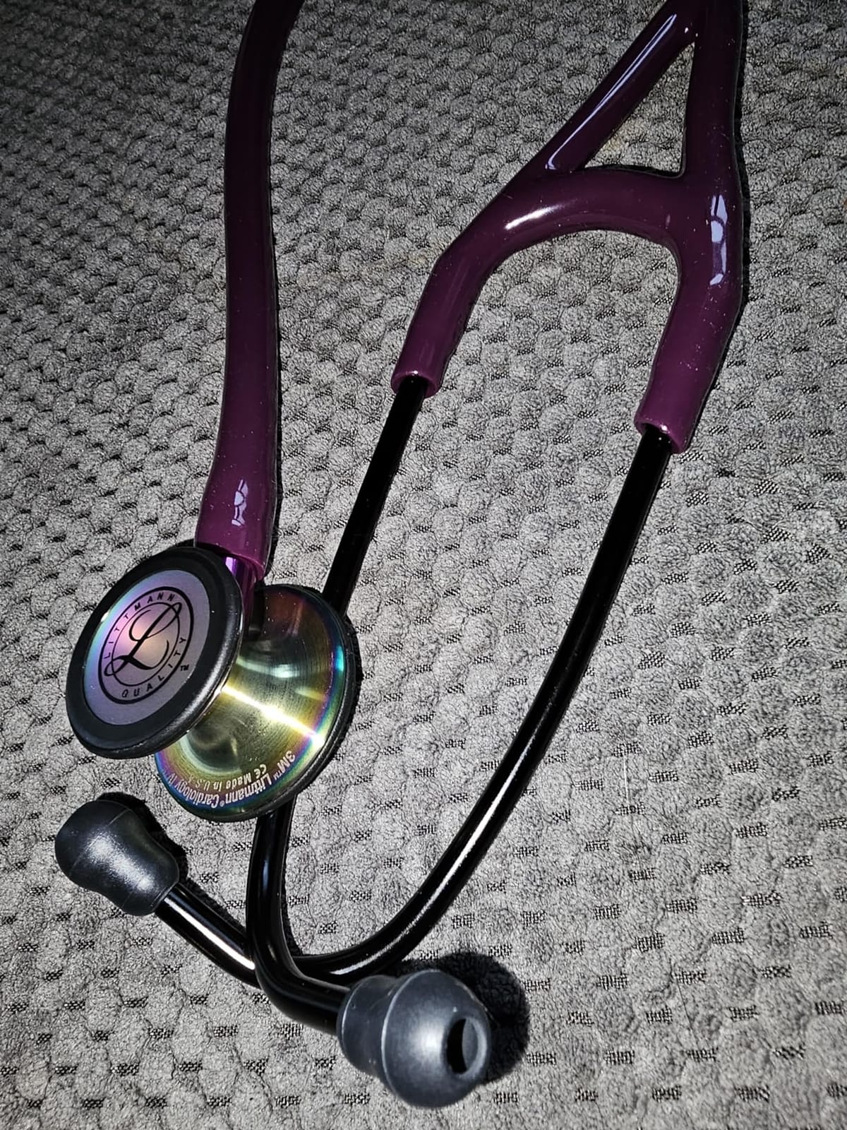 3M Littmann Cardiology IV Diagnostic Stethoscope, 6200, More Than 2X as Loud, Weighs Less, Stainless Steel Black-Finish Chestpiece, 27