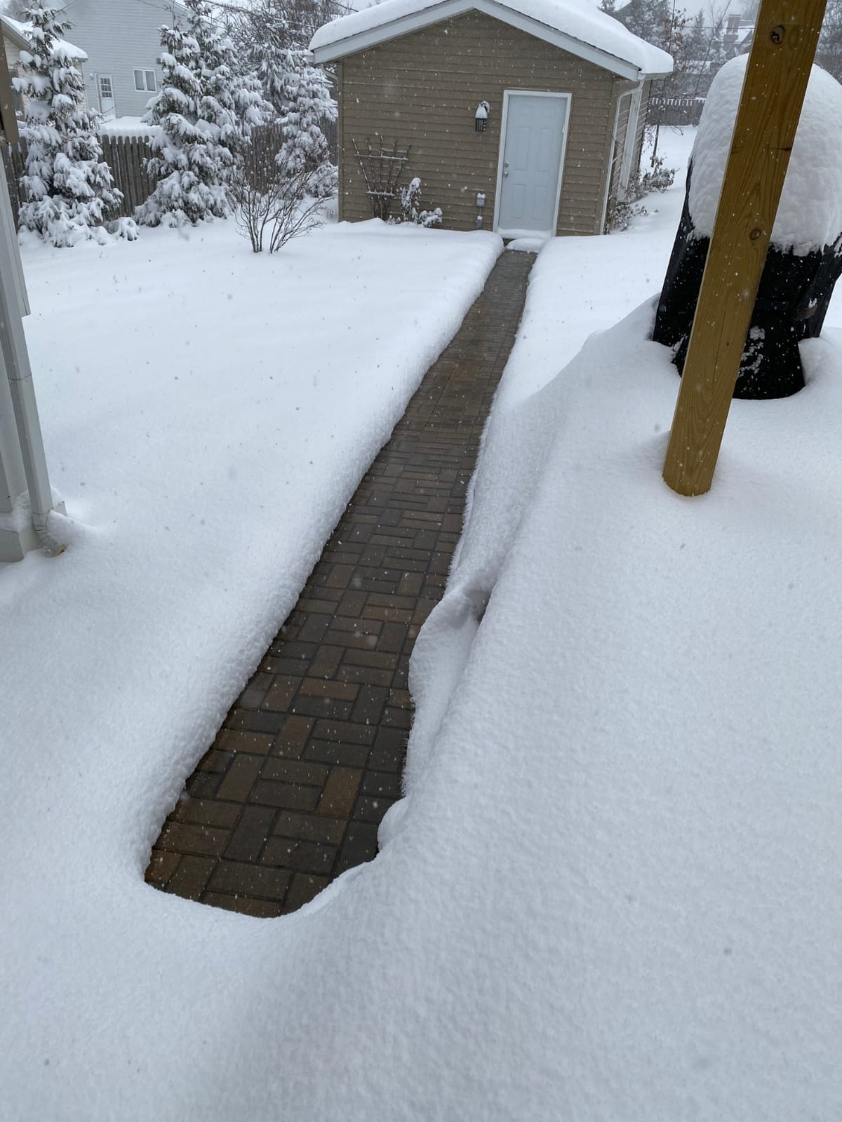 130 Sqft Embedded Heated Driveway System | 240V, 37 Watts per Sqft, Single-Circuit Heated Outdoor Snow Melting Mat w/Automatic Temperature/Moisture Activator customer photo 1