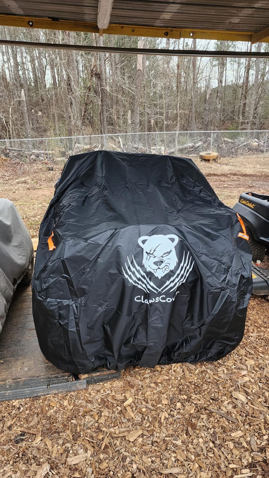 ATV Covers Waterproof Outdoor Heavy Duty, Rip-stop Polyester, Secure Buckles | Durable UV-Resistant 4 Wheeler Cover, All Weather Protection Quad Cover, Storage Bag, Reflective Handles-101x43.2x47 Inch customer photo 1