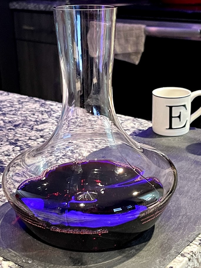 YouYah Iceberg Wine Decanter Set with Aerator Filter, Drying Stand and Cleaning Beads, Red Wine Carafe, Wine Aerator, Wine Gift, 100% Hand Blown Lead-free Crystal Glass (1400ML) customer photo 1