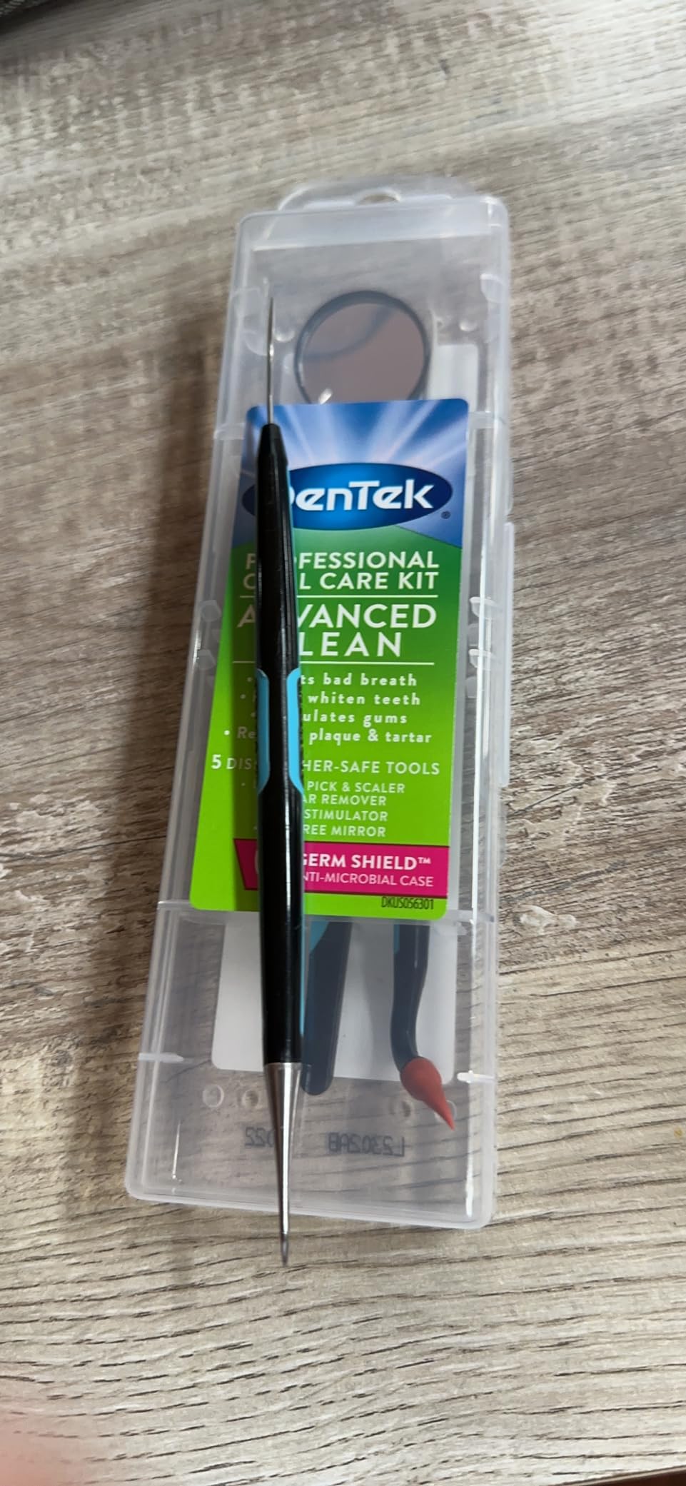 DenTek Professional Oral Care Kit, Complete Set of Dental Tools | Medical Grade, Oral Care Routine, Including Mirror, Dental Pick, Scaler & Stimulator customer photo 1