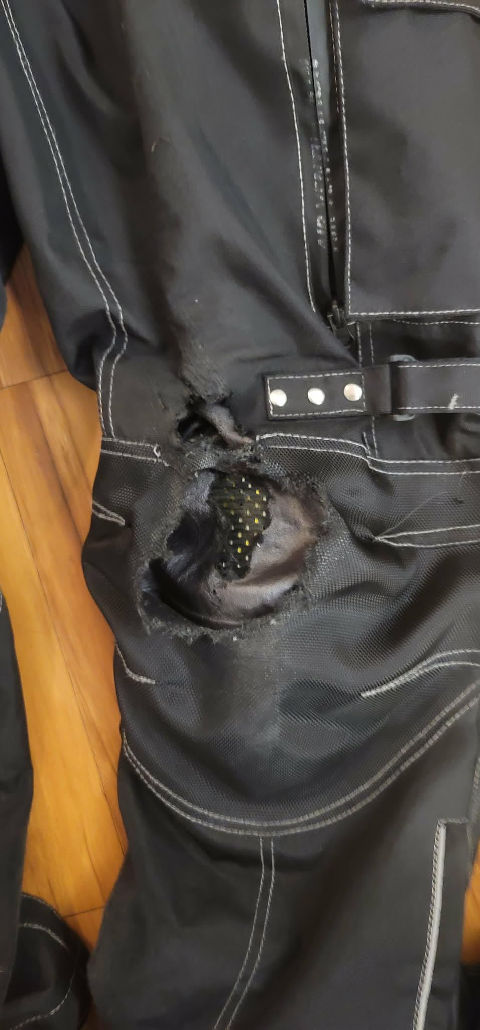 HWK Dual Sport Motorcycle Pants for Men with Water Resistant Cordura Textile Fabric & Impact Protection Armor customer photo 1