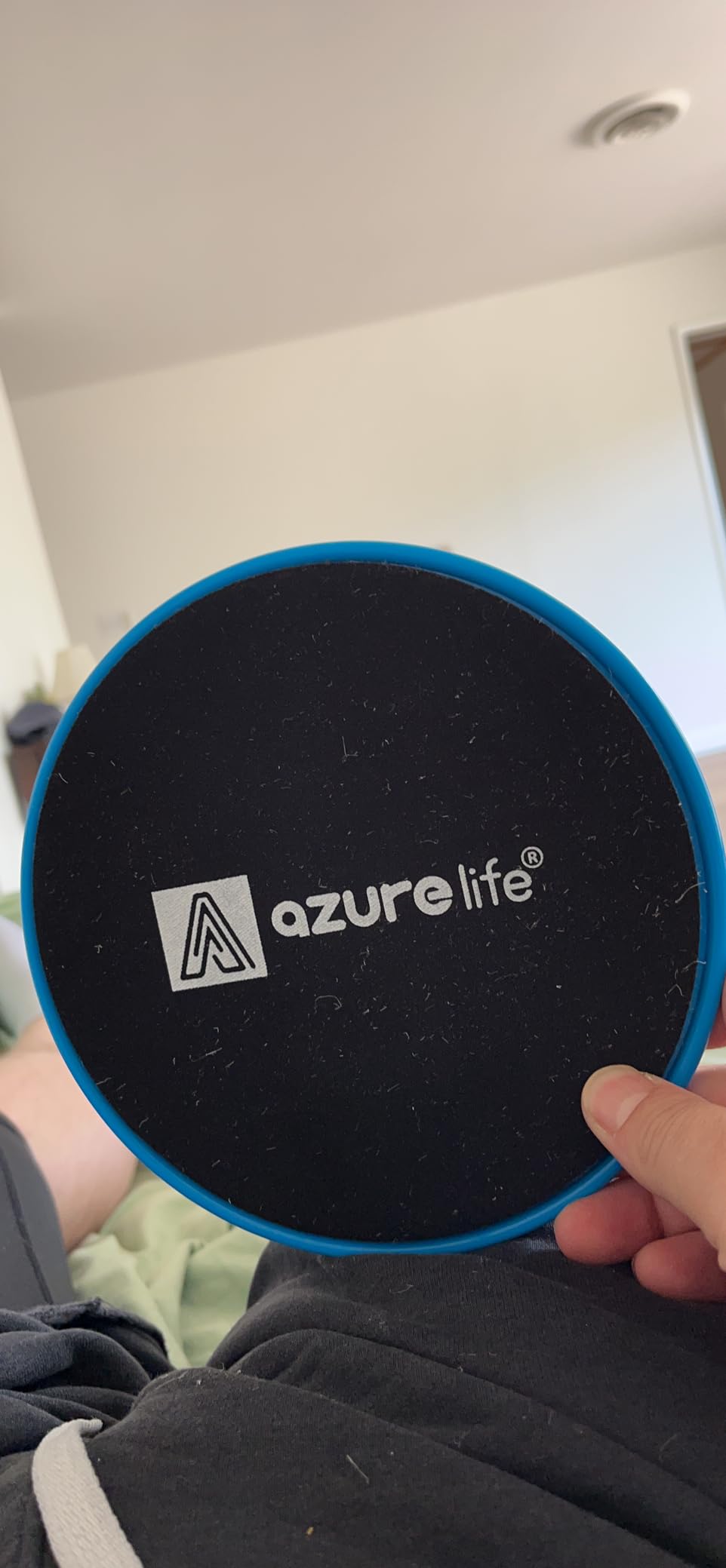 AZURELIFE Exercise Core Sliders, Dual Sided Gliding Discs for Carpet or Hardwood Floors customer photo 1