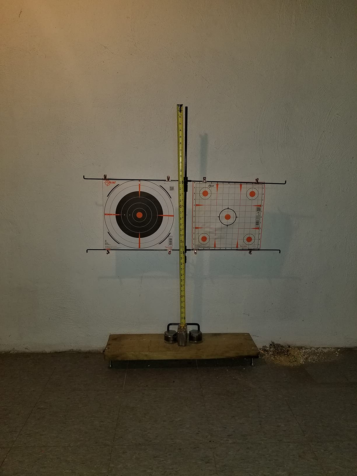 Highwild Adjustable Paper Target Stand, Frame with 8 Clips | Clear Bullseye Targets Sheet for Shooting Practice customer photo 2