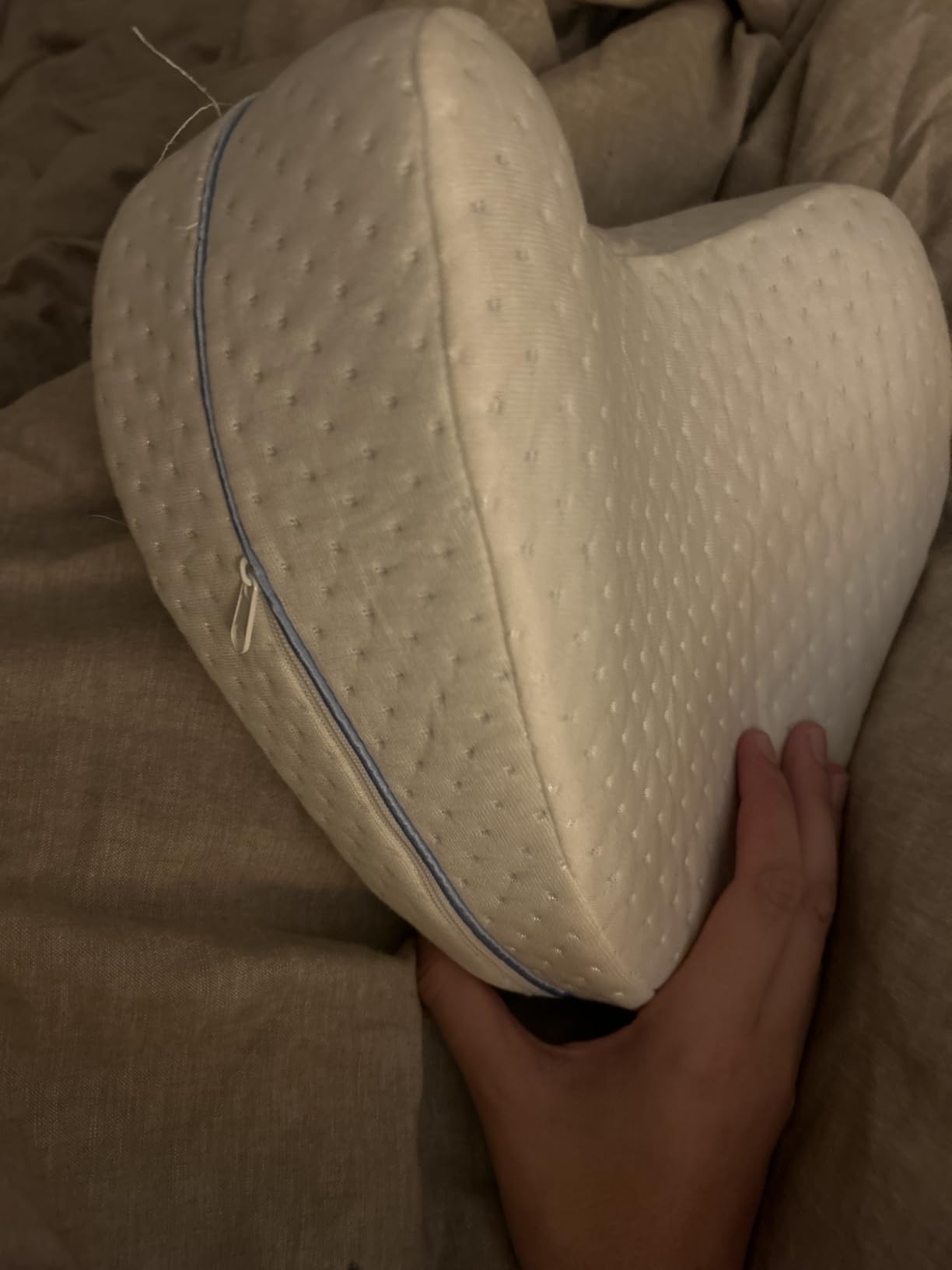 Contour Legacy Leg & Knee Foam Support Pillow for Side Sleepers - Soothing Relief for Back, Hips, Knees, Joints, Nerves & Muscles customer photo 1