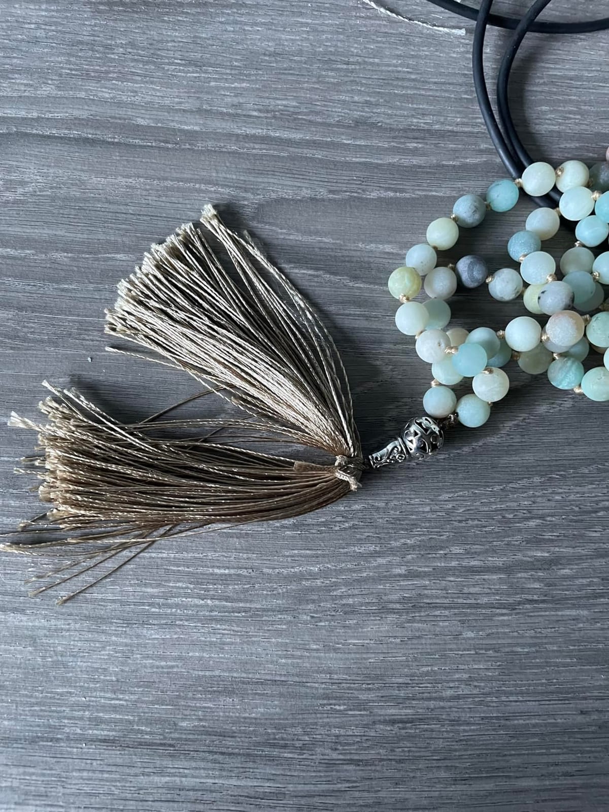 108 Mala Beads Semi-Precious Gem Stones Meditation Necklace customer photo 1