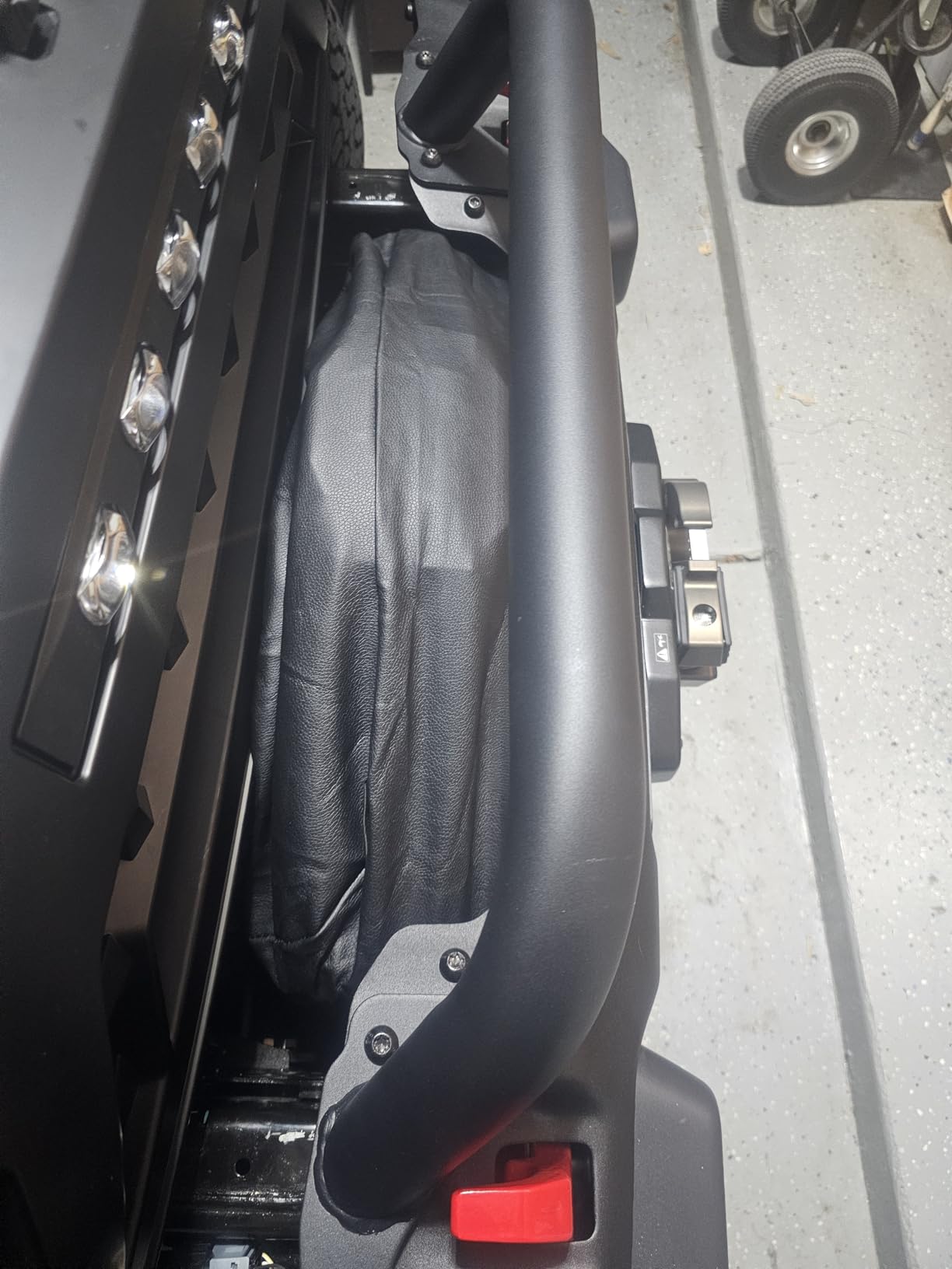 SEVEN SPARTA Winch Cover PU Leather, Fit Up to 17500 Lbs, Waterproof Covers customer photo 1