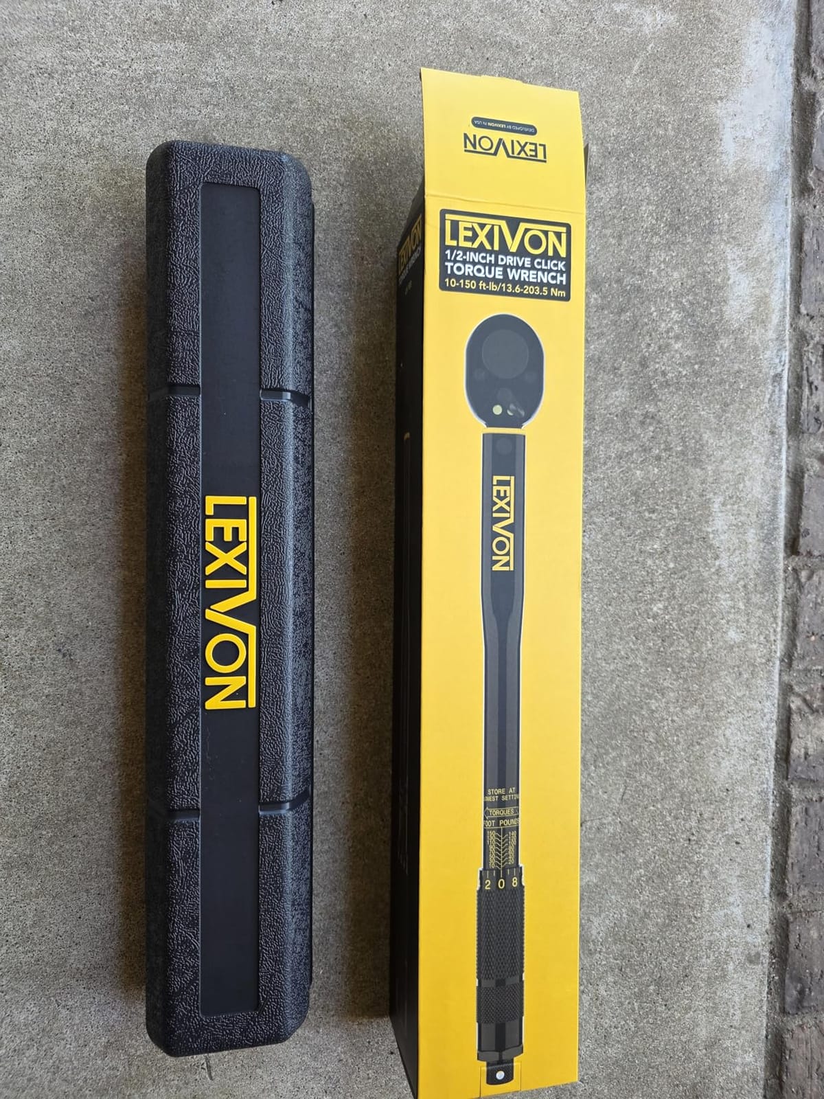 LEXIVON Torque Wrench 1/2-Inch Drive Click 10~150 Ft-Lb/13.6~203.5 Nm (LX-183) customer photo 2