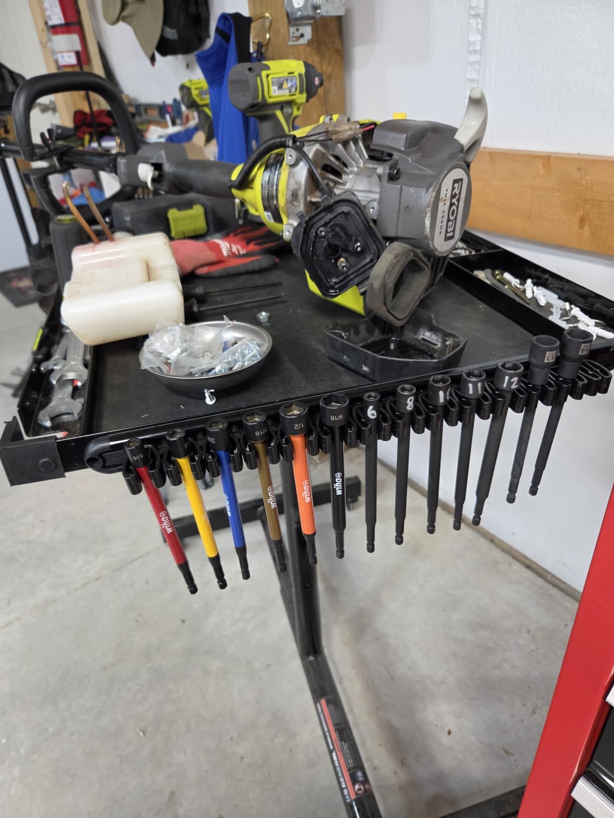 Wiha 70486 Magnetic Nut Setter Set, 6 Piece SAE, Color Coded, 1/4-Inch Hex Drive, Impact Rated customer photo 1