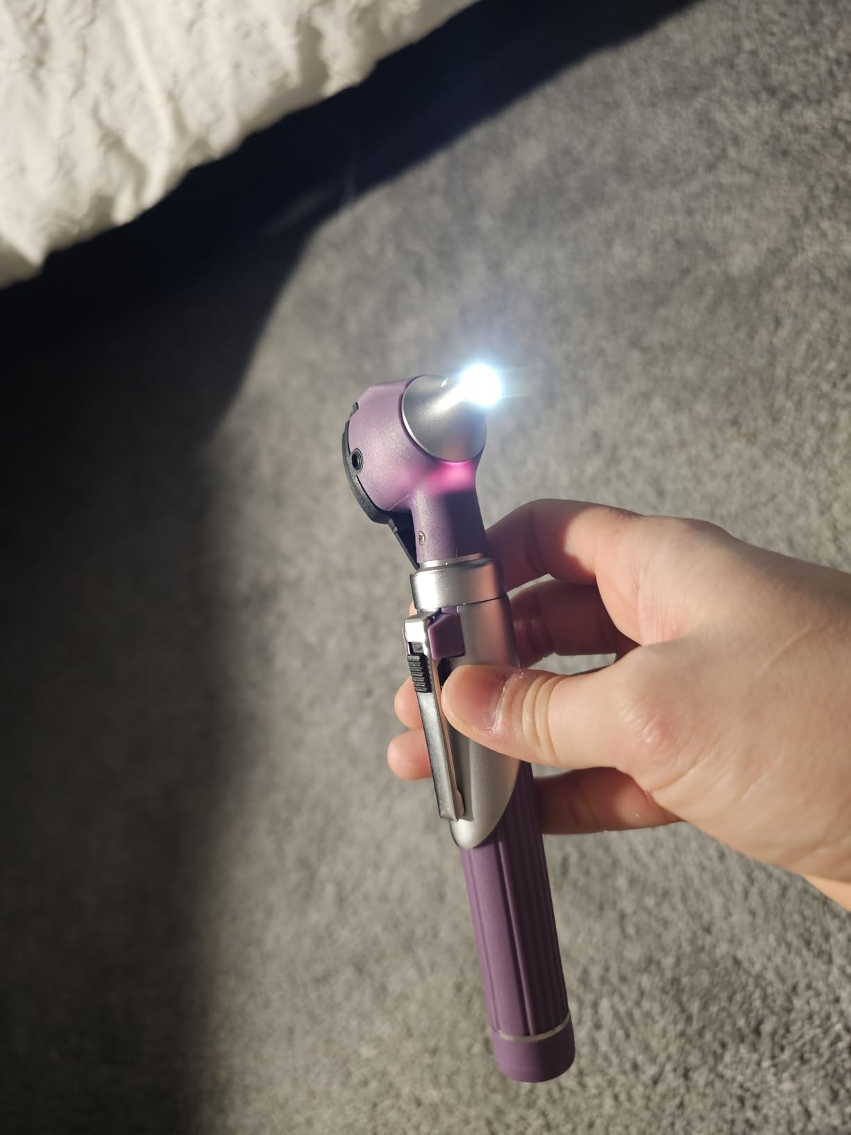 Zyrev ZetaLife Otoscope - Ear Scope with Light, Ear Infection Detector, Pocket Size (Purple Color) customer photo 1