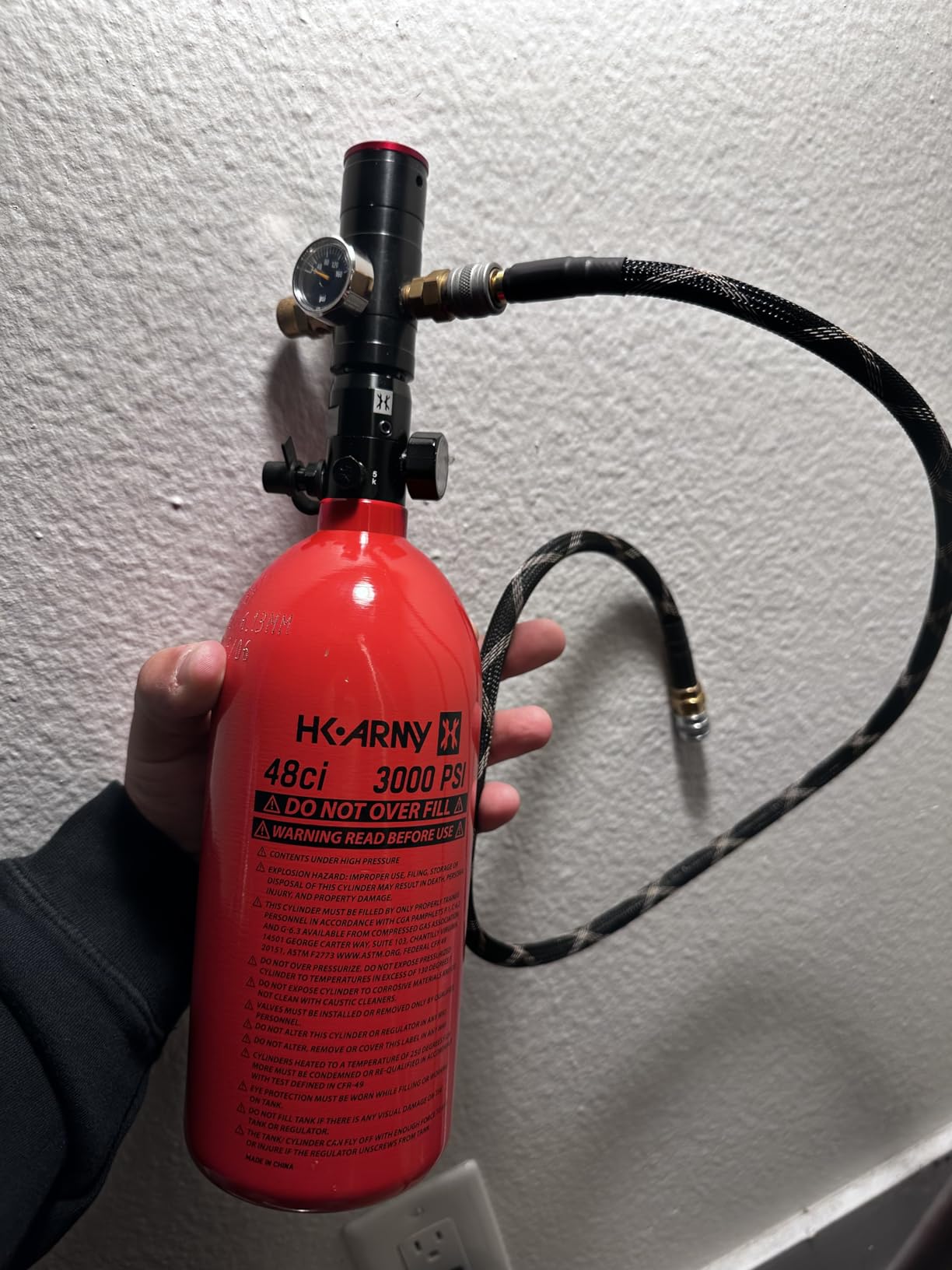 HK Army Aluminum Compressed Air HPA Paintball Tank Air Systems - Standard Regulator customer photo 1