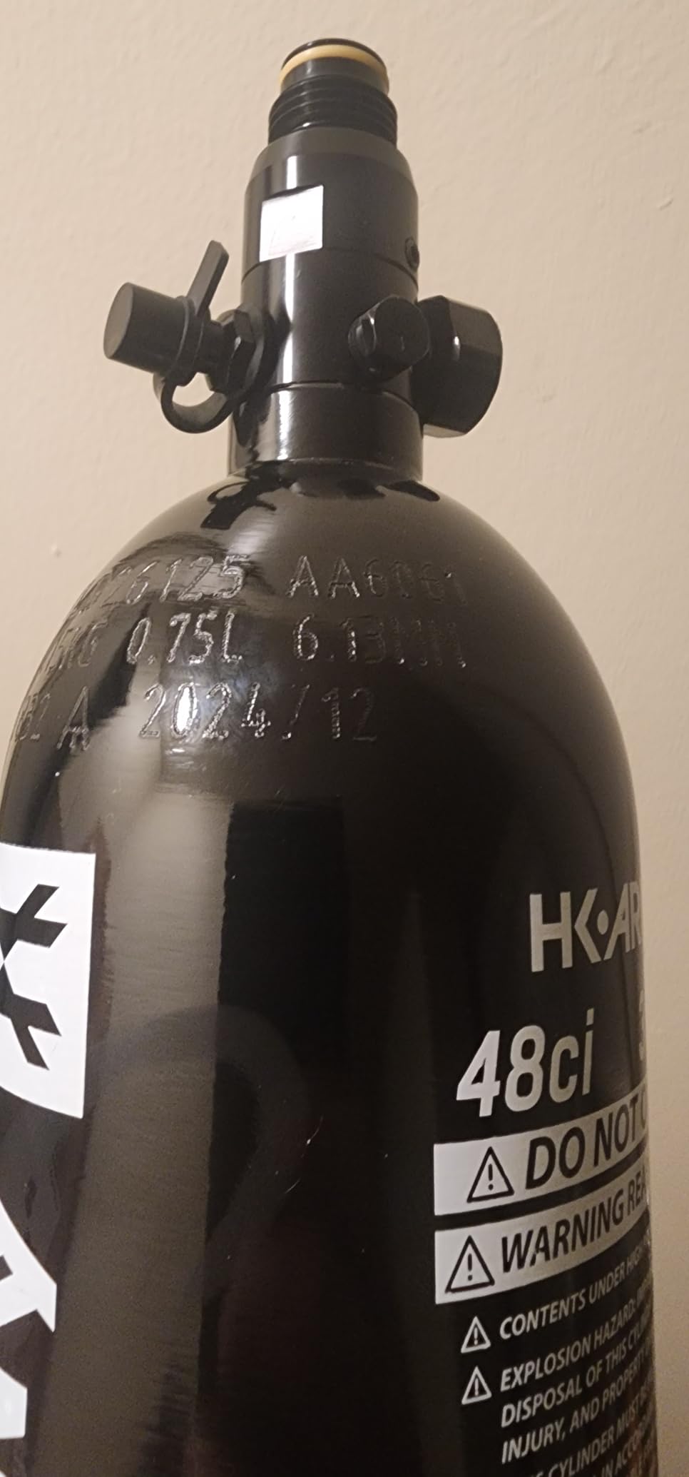 HK Army Aluminum Compressed Air HPA Paintball Tank Air Systems - Standard Regulator customer photo 2
