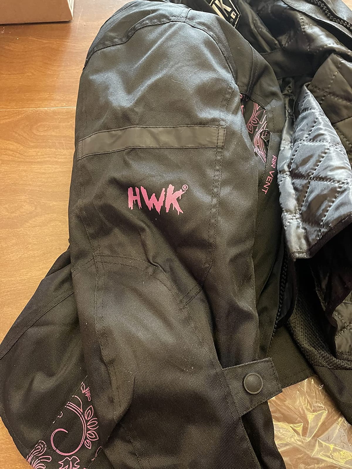 HWK Adventure Motorcycle Jacket Women with Armor, 600D Cordura, All-Season customer photo 2