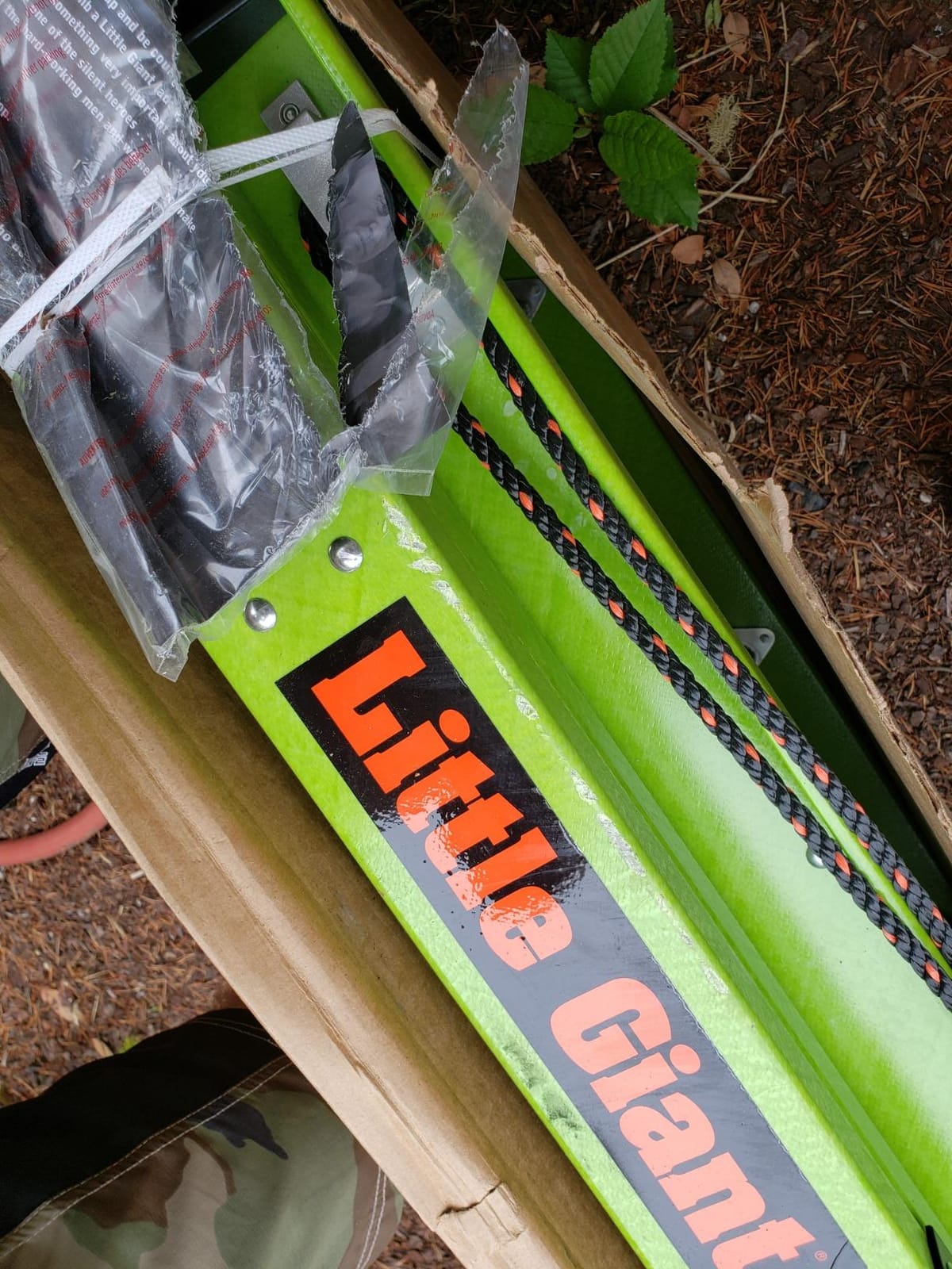 Little Giant Ladders SumoStance M28 28 ft Extension Ladder, Fiberglass, Type IA, 300 lbs weight rating, (18828) customer photo 1