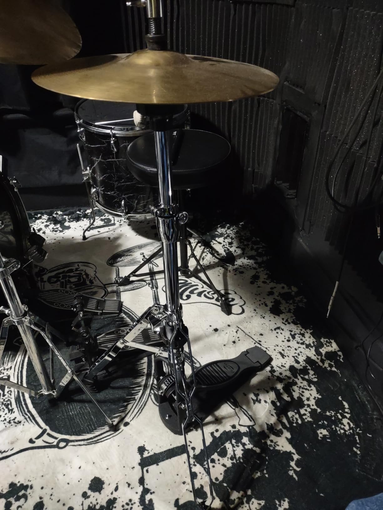 GRIFFIN 2 Leg Hi-Hat Stand (QuickAction X Series) - Double Braced Chrome customer photo 1