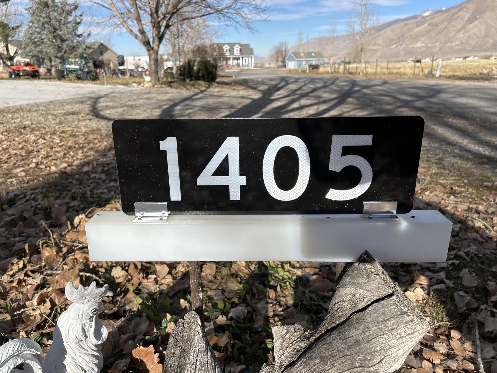 SignWays 911 Address Reflective Signs | Custom Double-Sided House Numbers | Seen Day & Night to Save Lives | Easy to Install Mailbox Driveway Curb | 3M Aluminum Weatherproof | Green 6x18