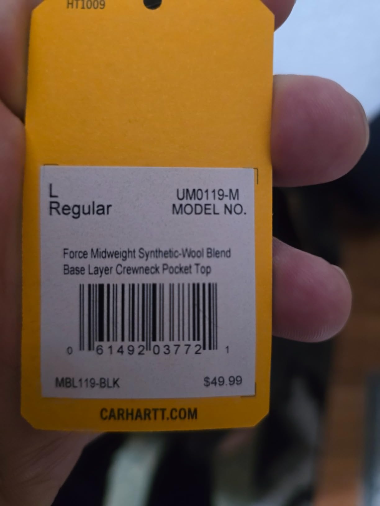 Carhartt Men's MBL110 Base Force Heavyweight Base Layer Crew customer photo 1