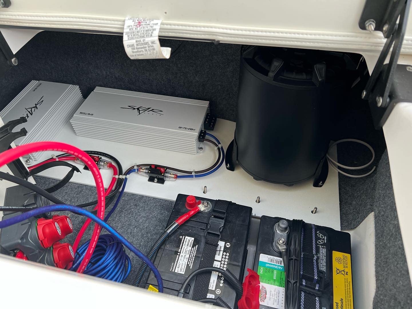 KICKER 46CWTB84 TB8 8-inch Loaded Weather-Proof Subwoofer Enclosure w/Passive Radiator - 4-Ohm, 300 Watt customer photo 2