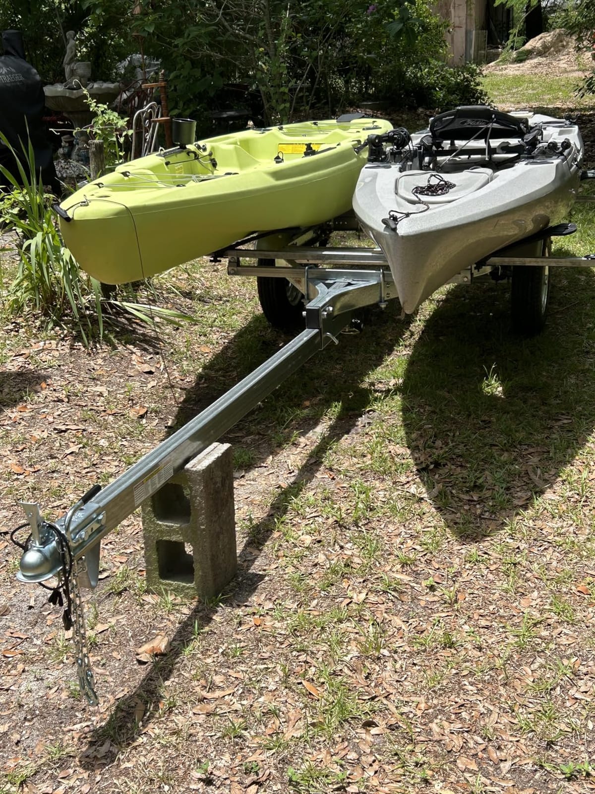 Malone MPG464-LB MicroSport Low Bed Kayak Trailer | 20' / 800 lbs Capacity | Fully Submersible | 22