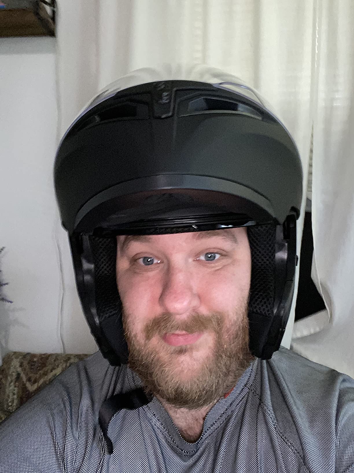ILM Motorcycle Dual Visor Flip up Modular Full Face Helmet DOT Model 902/902L customer photo 1