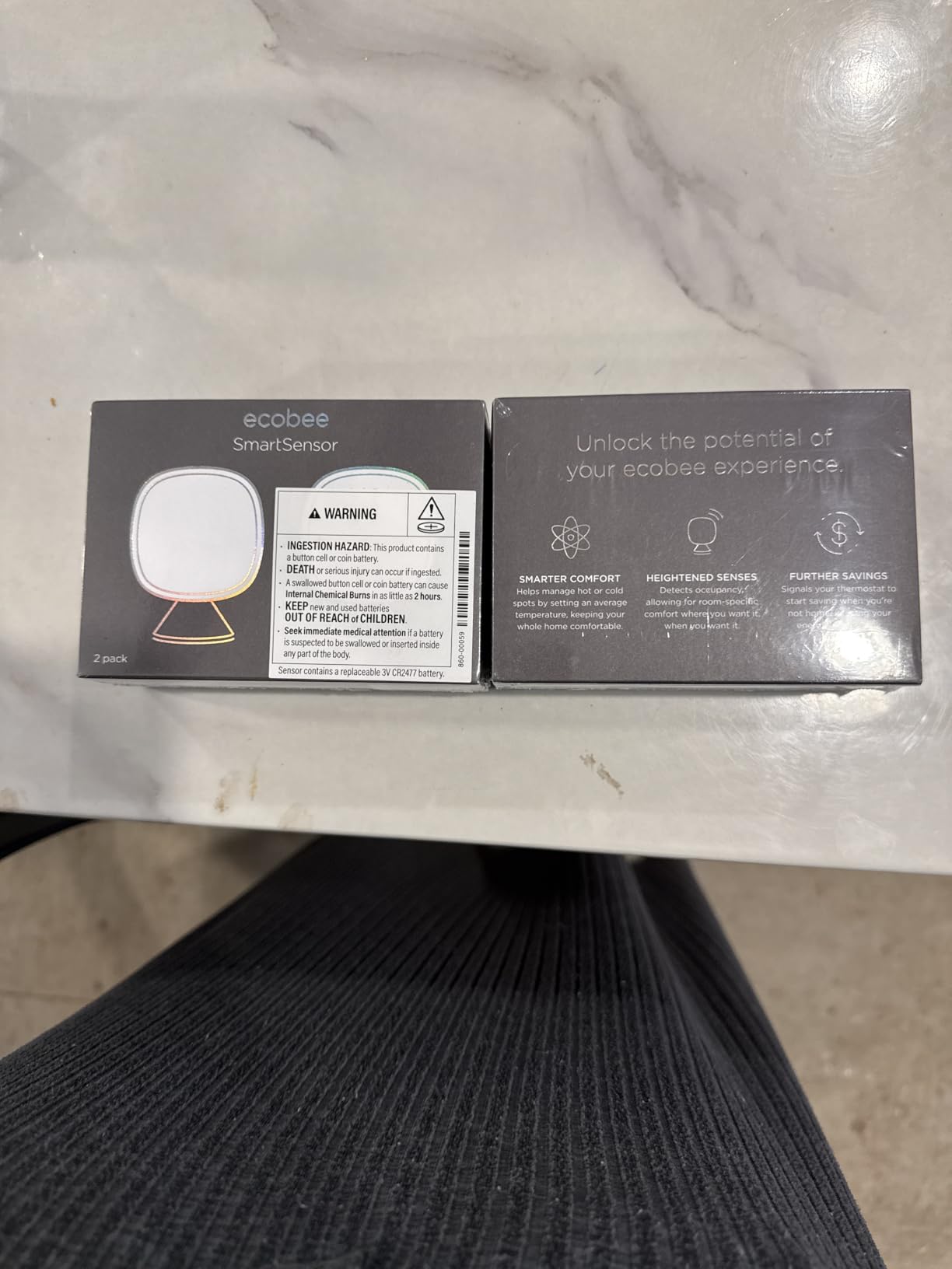 ecobee SmartSensor 2-Pack - Temperature & Occupancy Detection customer photo 2