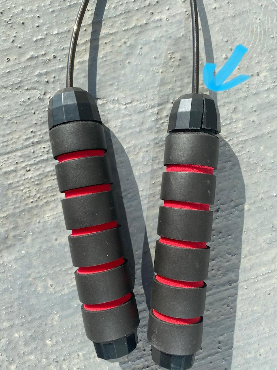 DEGOL Skipping Rope with Ball Bearings Rapid Speed Adjustable Jump Rope Cable and 6