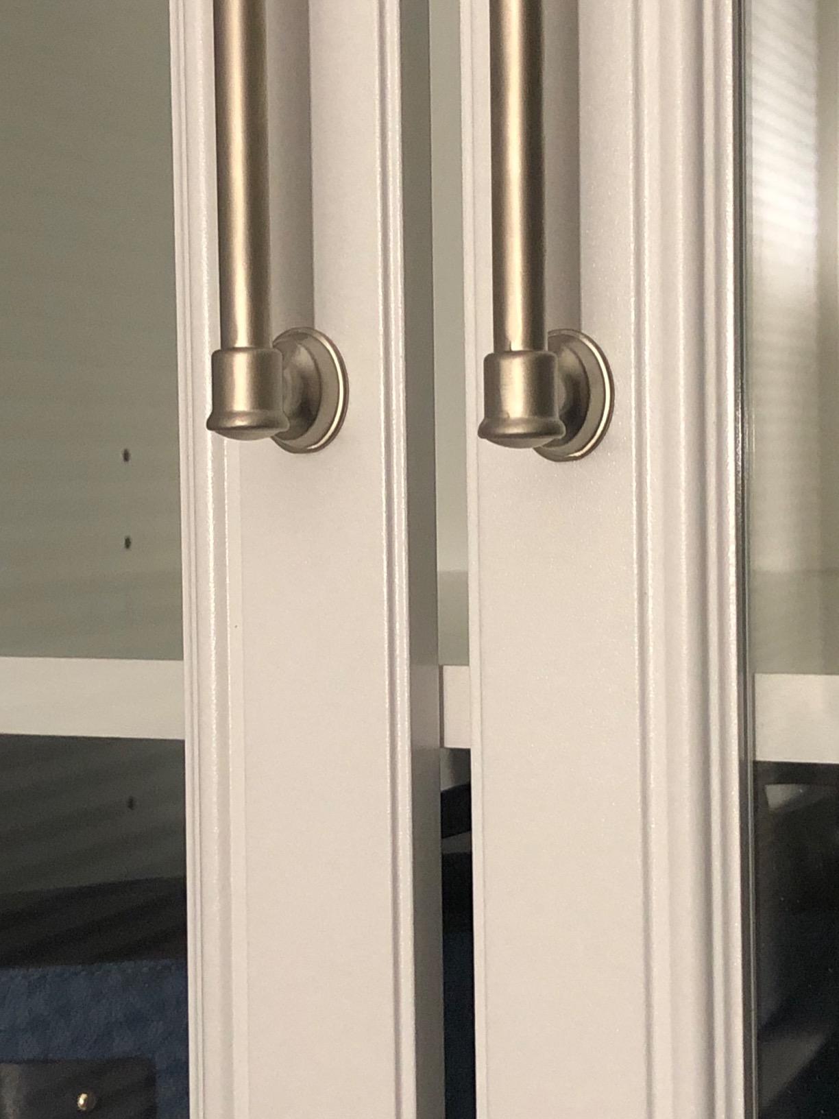 ClosetMaid Modular Storage Pair Set, 2 Glass Pane Doors, Wood Closet Organizer Shaker Style, Add On Accessory for Shelf Units, White customer photo 2