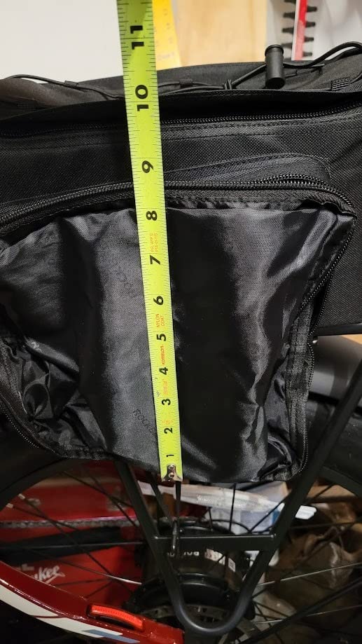 ROCKBROS 15L Bike Rear Rack Bag Pannier Trunk Bag with Rain Cover customer photo 2