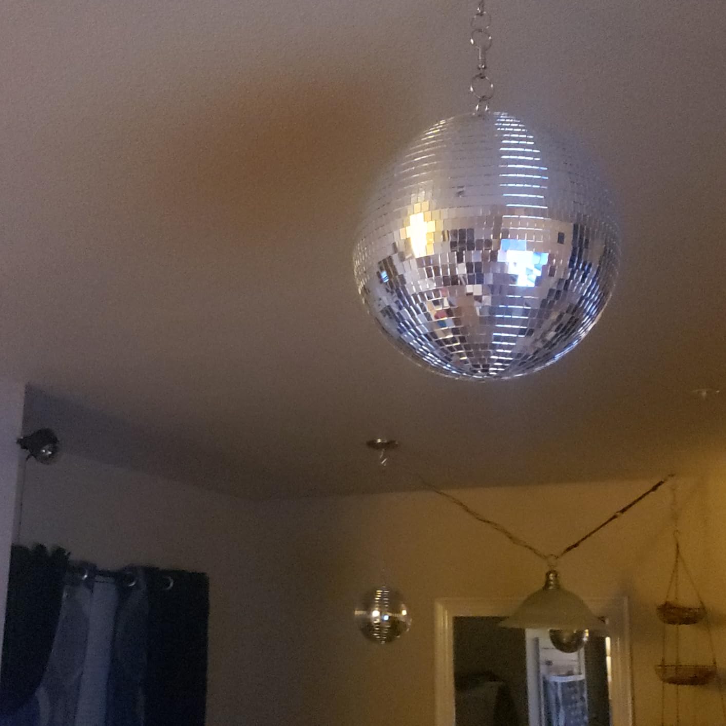 Youdepot 16-Inch Large Disco Ball Hanging Mirror Ball Decor customer photo 2