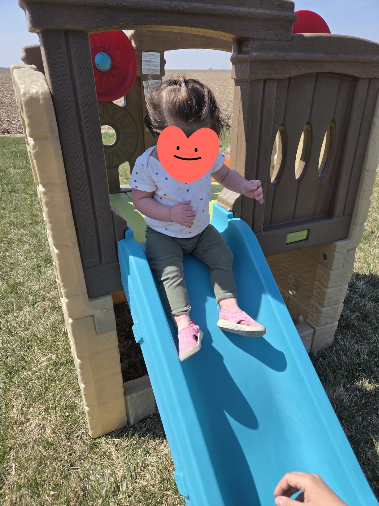 Step2 Woodland Climber II Kids Playset, Ages 2 -6 Years Old, Toddler Slide and Climbing Wall, Outdoor Playground for Backyard, Sturdy Plastic Frame, Easy Set Up customer photo 2