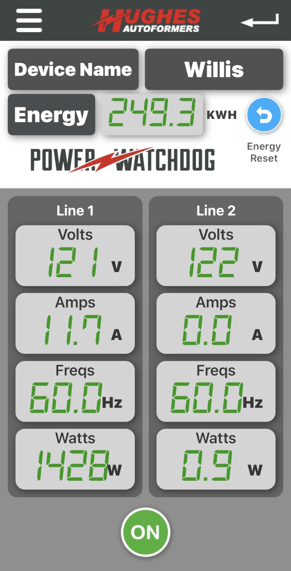 Power Watchdog PWD50EPO Smart RV Surge Protector, 50A, Bluetooth, IP65 | Patented Bluetooth connectivity monitors voltage, amperage & wattage. IP65 water-resistant. customer photo 1