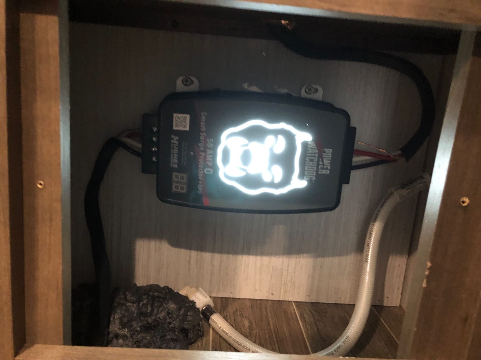 Power Watchdog PWD50EPO Smart RV Surge Protector, 50A, Bluetooth, IP65 | Patented Bluetooth connectivity monitors voltage, amperage & wattage. IP65 water-resistant. customer photo 2