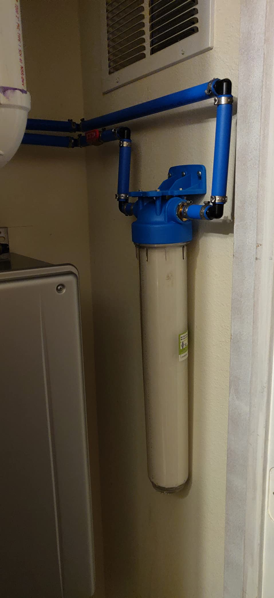 Tankless Water Heater Filter, KleenWater KW2520SCALEX-3 Tankless Hot Water Filter System, Polyphosphate Filter for Scale Prevention customer photo 2