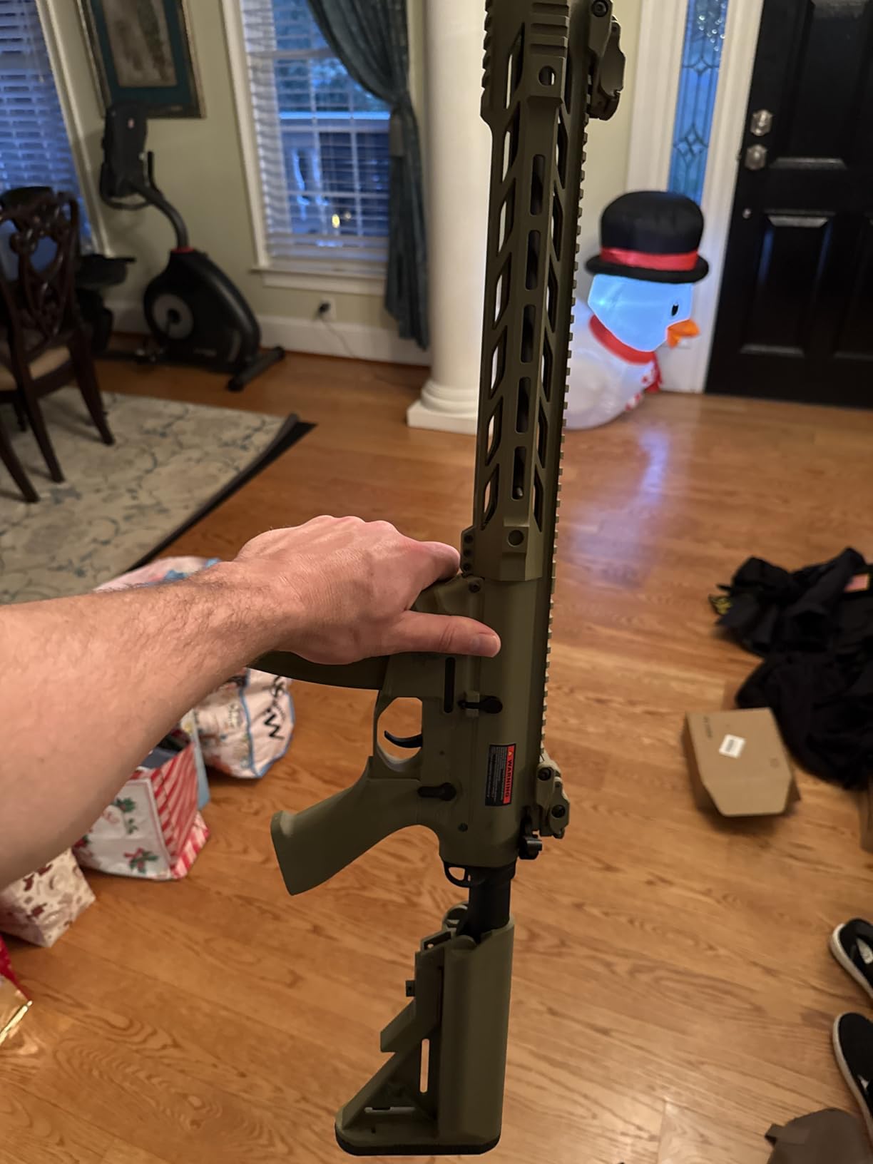 Lancer Tactical Gen 2 Durable Airsoft M4 SPR Interceptor AEG Polymer- Full/Semi-Auto, 1000 Rounds Bag of 0.20g BBS, Battery& Charger Included customer photo 2