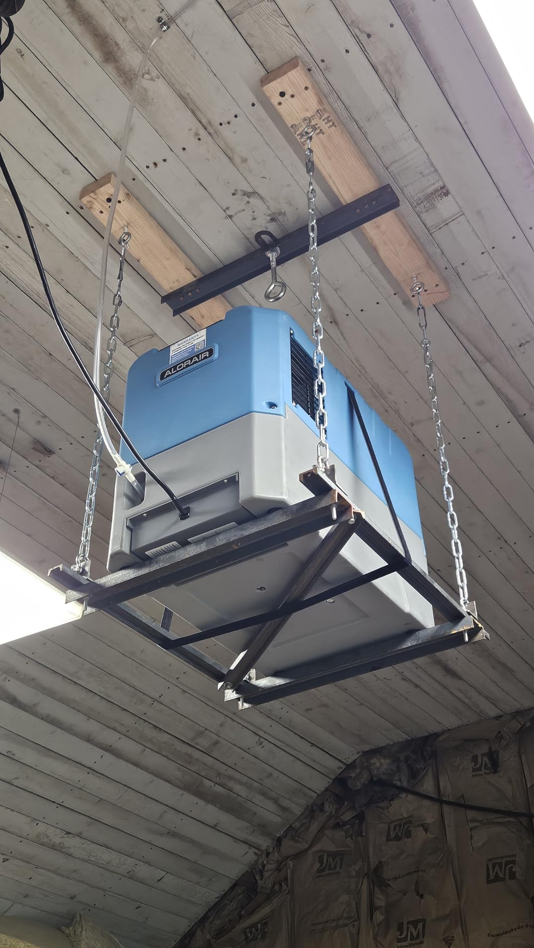 ALORAIR 180 PPD Commercial Dehumidifier with Pump, 6-Year Limited Warranty | 85 PPD AHAM, Industrial Dehu for Flood Repair, Crawlspace/Basement Drying/Home customer photo 2