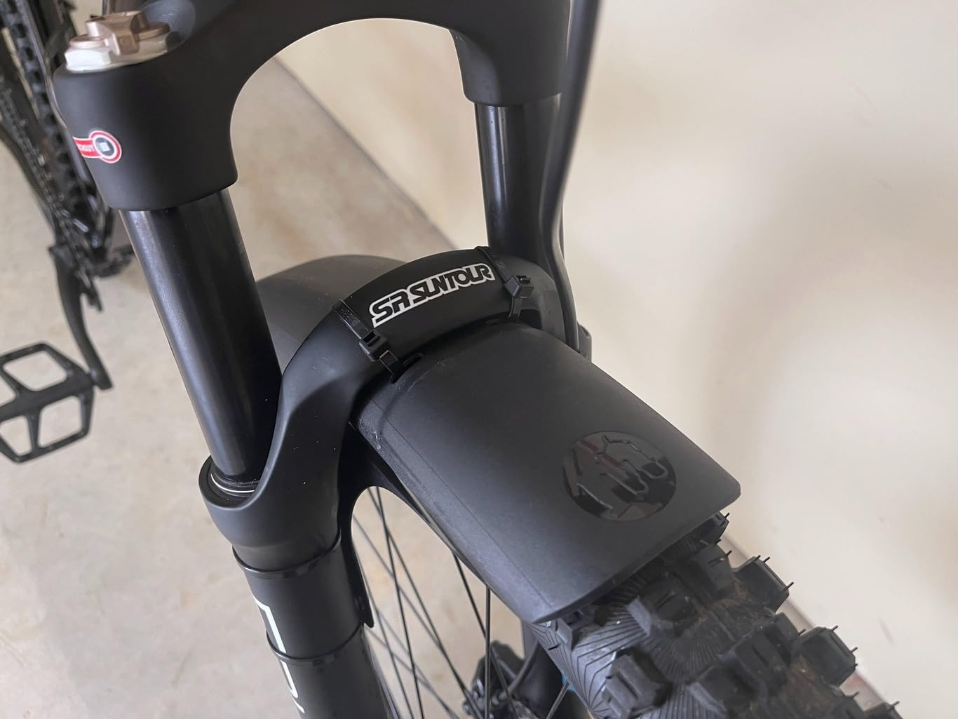 Mucky Nutz, MugGuard, Short, Black | Mucky Nutz Mug Guard Fender | Lightweight, Durable Mud & Debris Protection for 26-29