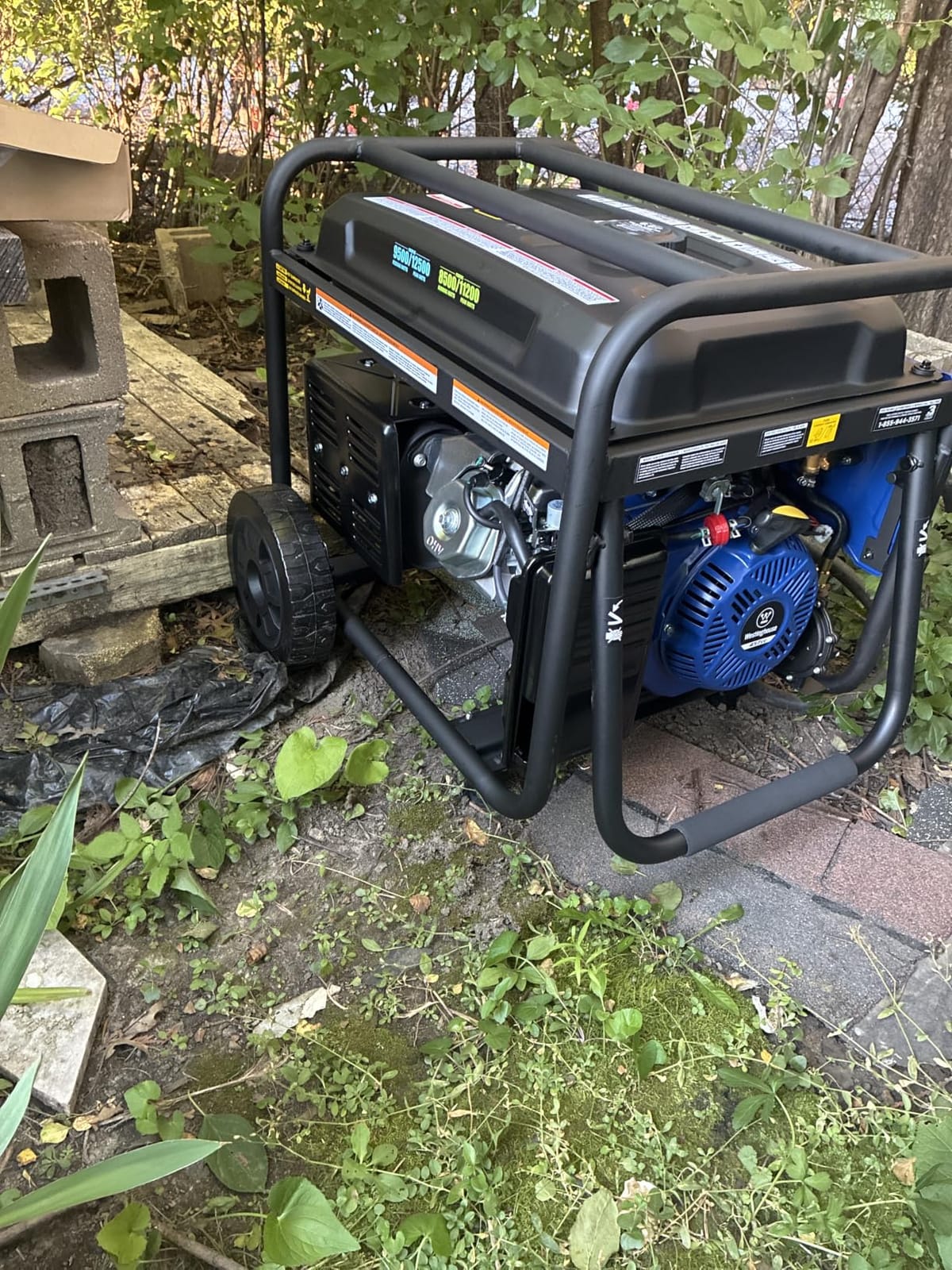 Westinghouse 12500 Watt Dual Fuel Home Backup Portable Generator, Remote Electric Start, Transfer Switch Ready, Gas and Propane Powered customer photo 1