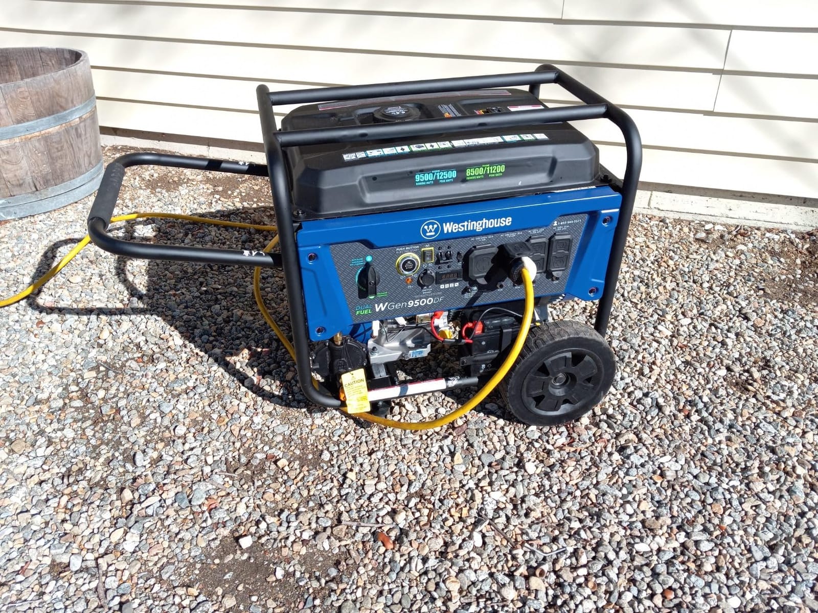 Westinghouse 12500 Watt Dual Fuel Home Backup Portable Generator, Remote Electric Start, Transfer Switch Ready, Gas and Propane Powered customer photo 2