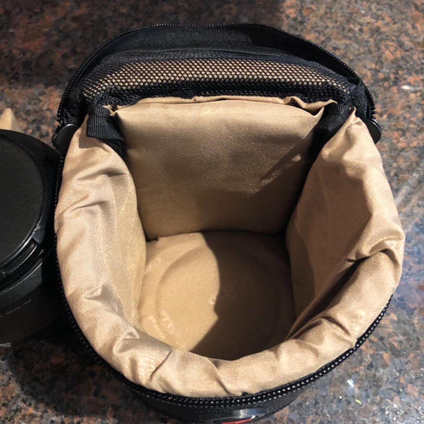 DSLR Lens Case Pouch for Small Camera Lens, Fits Up to 2.76