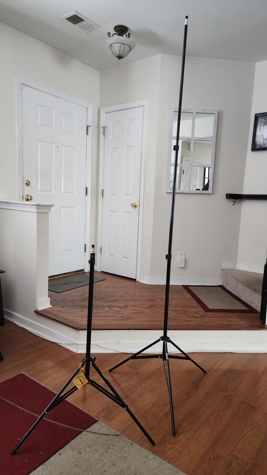 EMART 7Ft Light Stand for Photography, Speedlight, Flash, Softbox-2 Pack | Portable Photo Video Tripod Stand with Carry Case for Strobe Light, Camera, Photographic Portrait customer photo 2