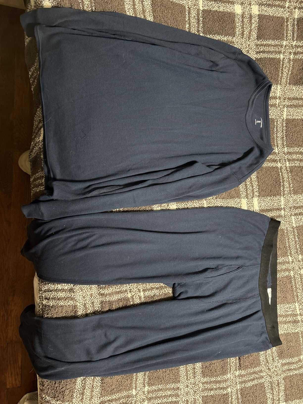 Amazon Essentials Men's Thermal Waffle Knit Long Johns Underwear Set for Cold Weather, Multipacks customer photo 2