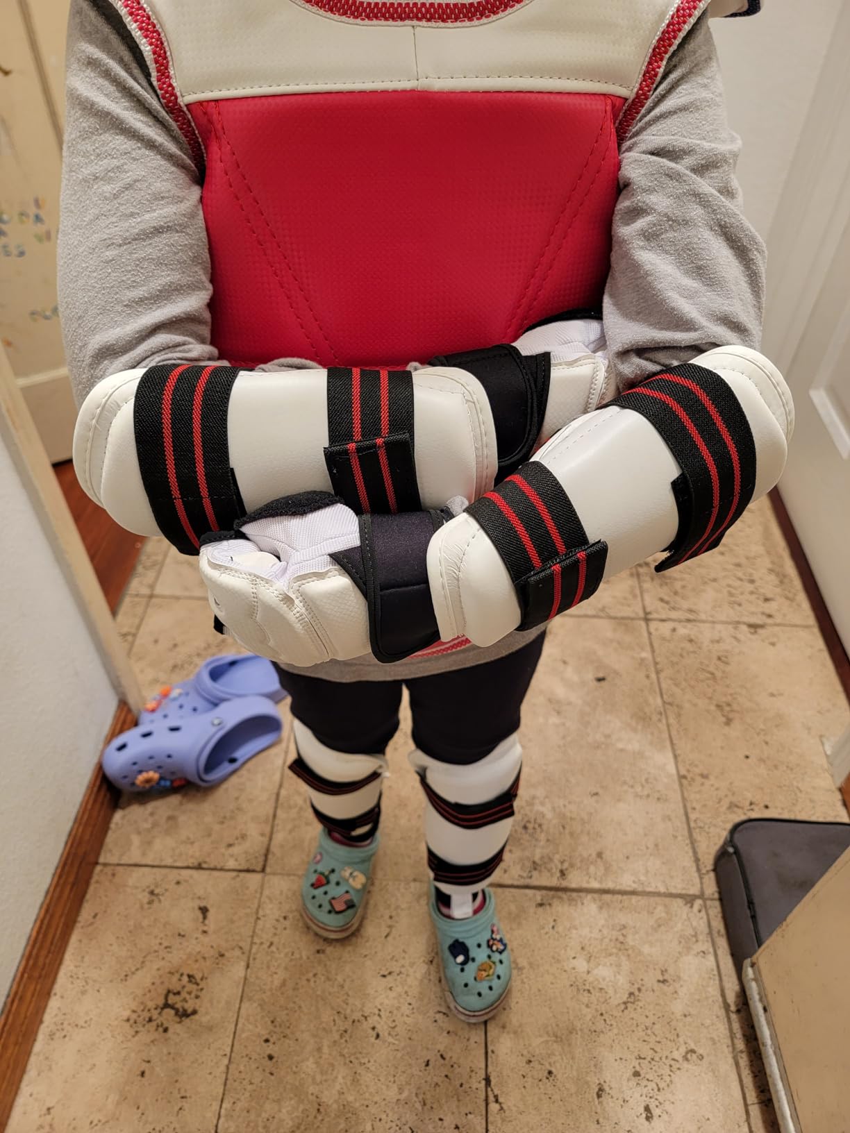 Pine Tree Complete Vinyl MMA, Taekwondo, Karate Sparring Gear Set with Bag, Shin, Hand, Foot, & Groin Guard customer photo 1
