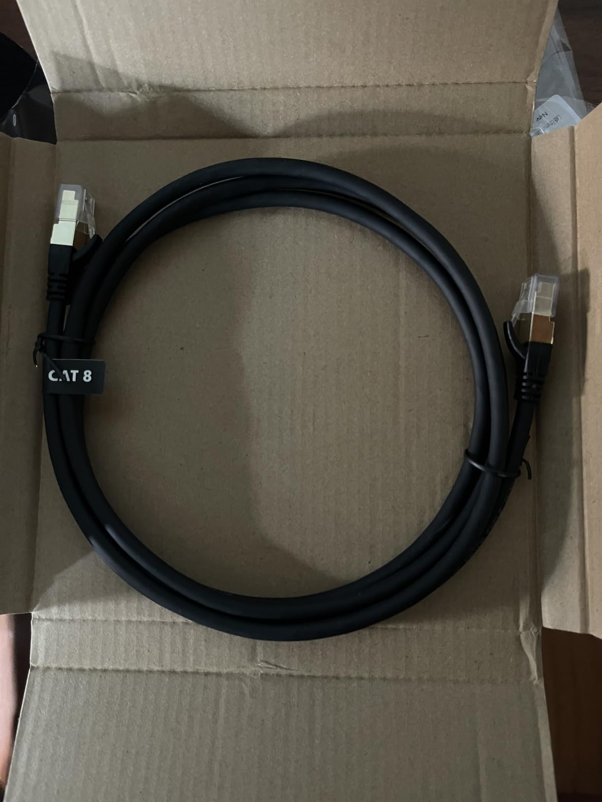 DbillionDa Cat 8 Ethernet Cable, 6FT 40Gbps 2000MHz RJ45 LAN Cable, Heavy Duty Internet Cable for Router, Modem, Switch, PS5, Xbox customer photo 1