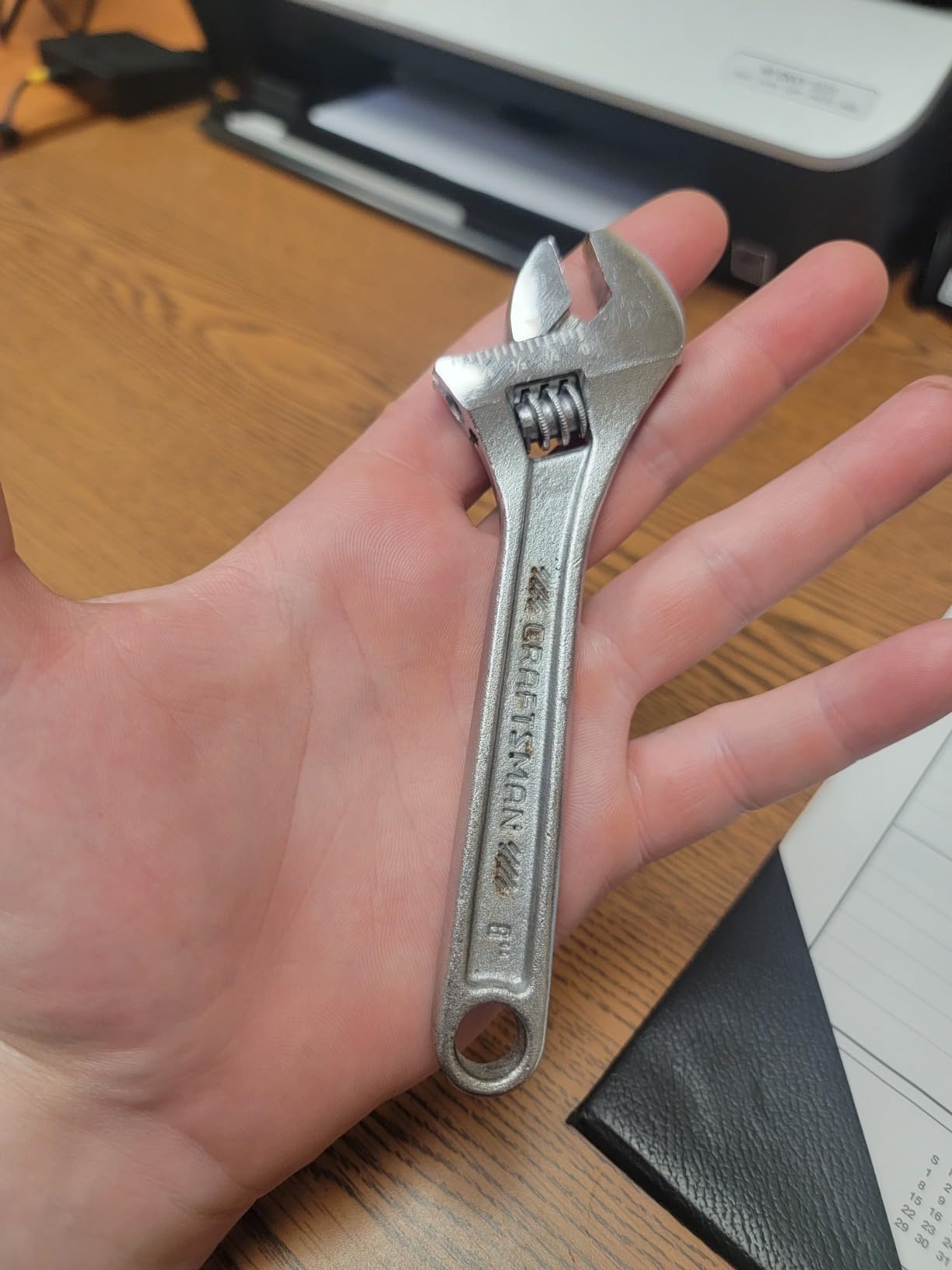 CRAFTSMAN Adjustable Wrench Set, 3-Piece All Steel, Metirc and SAE Scale (CMMT12001) customer photo 2