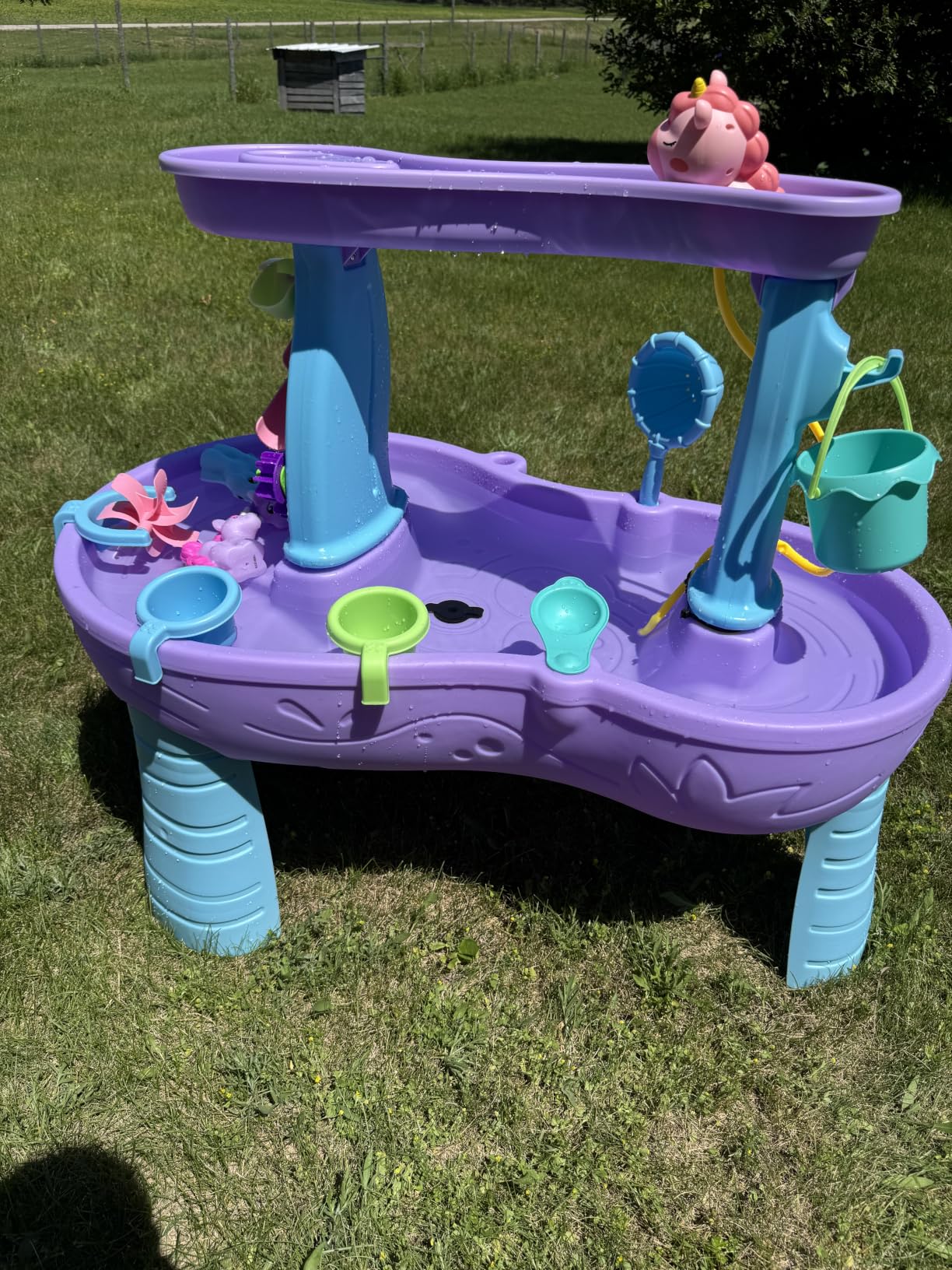 Step2 Tropical Rainforest Water Table for Kids, Toddler Outdoor Sensory Play Table, 13 Accessories, Ages 18 Months+ customer photo 1