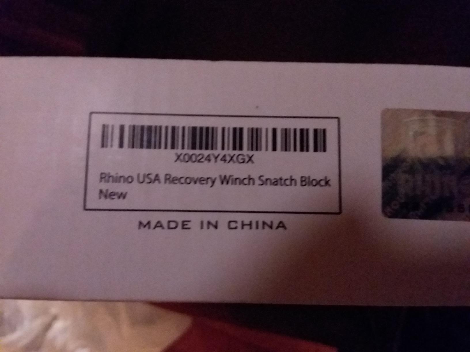 Rhino USA Snatch Block for Winch Recovery - 13.5 Ton Heavy Duty Pulley | Compact Offroad Accessory for Jeep, Truck, UTV, ATV. Use with Tree Saver Strap or Winch Line for Recovery Pulls. Black customer photo 1