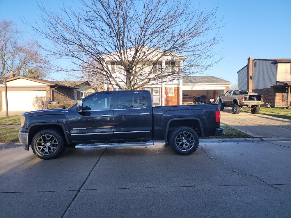 Flowmaster 717857 FlowFX Cat-Back Exhaust Kit 3 Inch 409 Stainless Steel 4.5 Inch Black Ceramic Stainless Steel Tips Compatible with 2014-2019 Classic Body Chevy Silverado GMC Sierra 1500 4.3L 5.3L customer photo 1