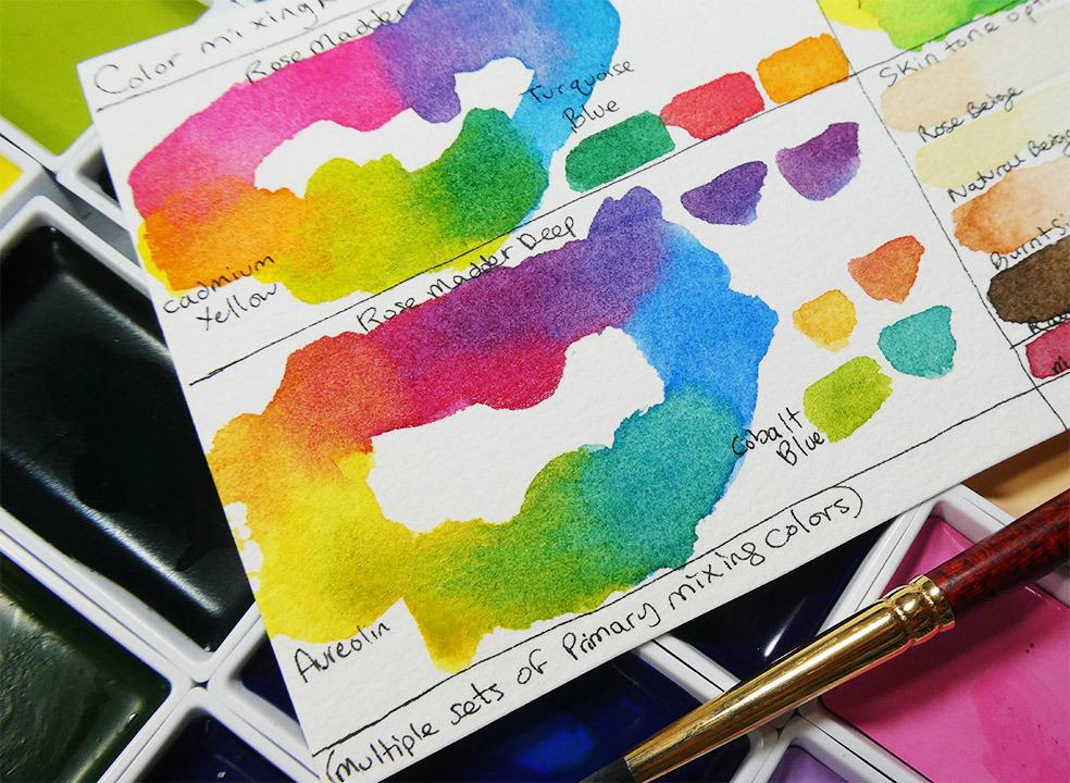 Kuretake GANSAI TAMBI Watercolor Paint Set, 48 Colors, Professional-quality for artists and crafters, Made in Japan customer photo 2