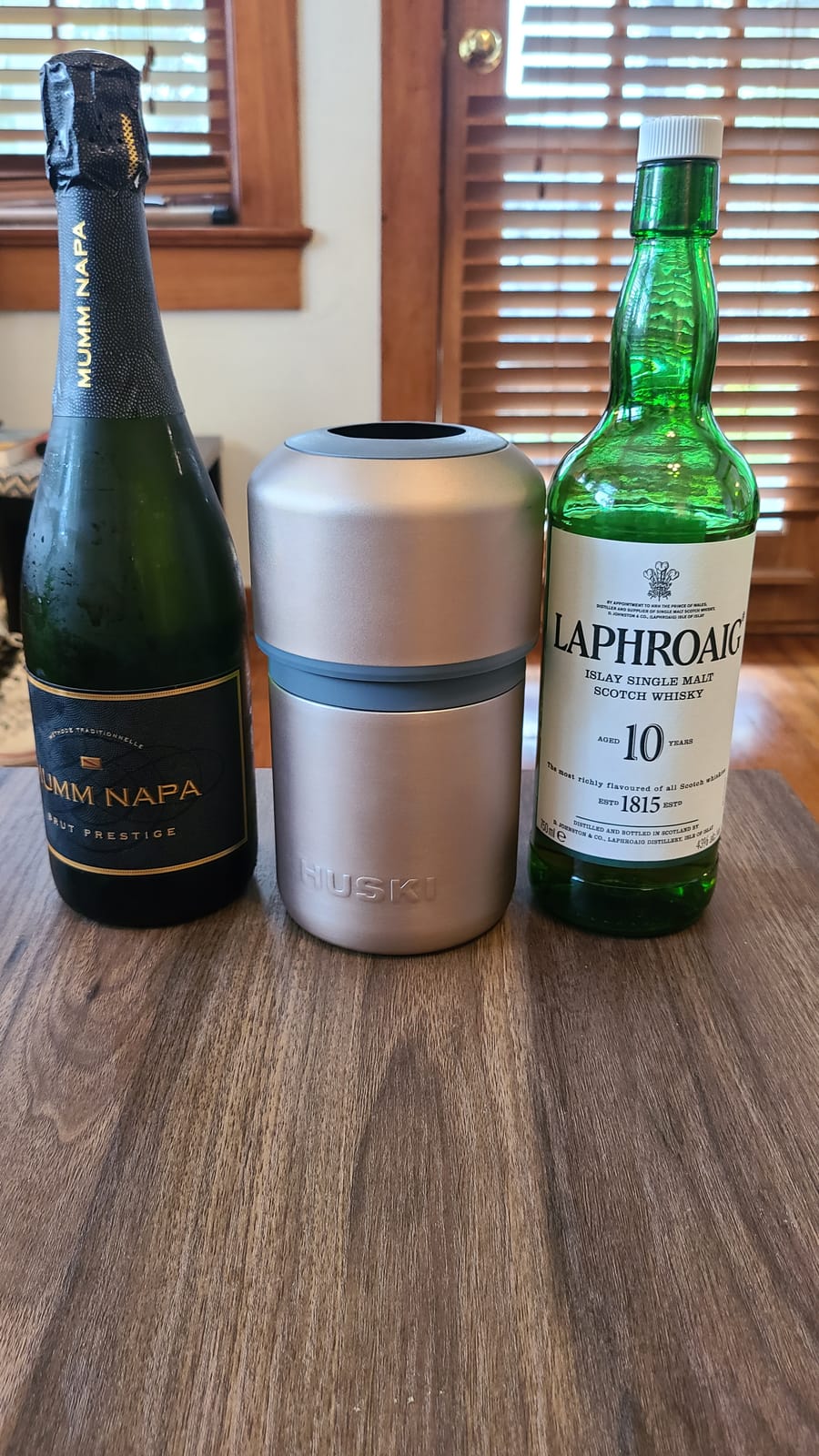 Huski Wine Chiller | Award Winning Iceless Design | Keeps Wine Cold up to 6 Hours | Wine Accessory | Next Generation Ice Bucket | Fits Some Champagne Bottles | Perfect Gift for Wine Lovers (Stainless) customer photo 1