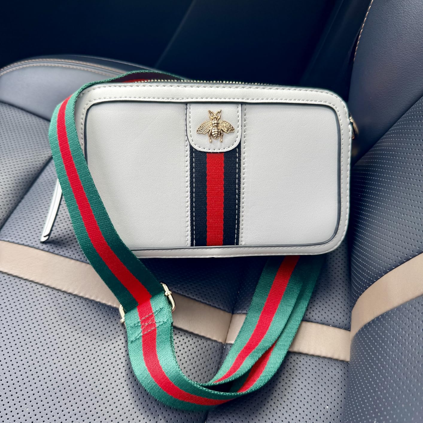 Designer Crossbody Bag Bee Shoulder Purse for Women Trendy customer photo 1